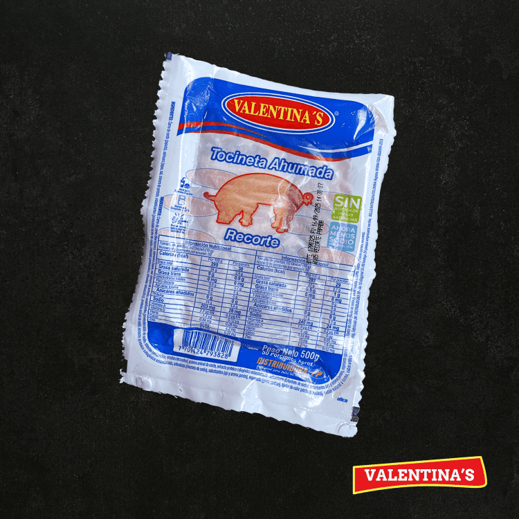 TOCINETA AHUMADA 500G